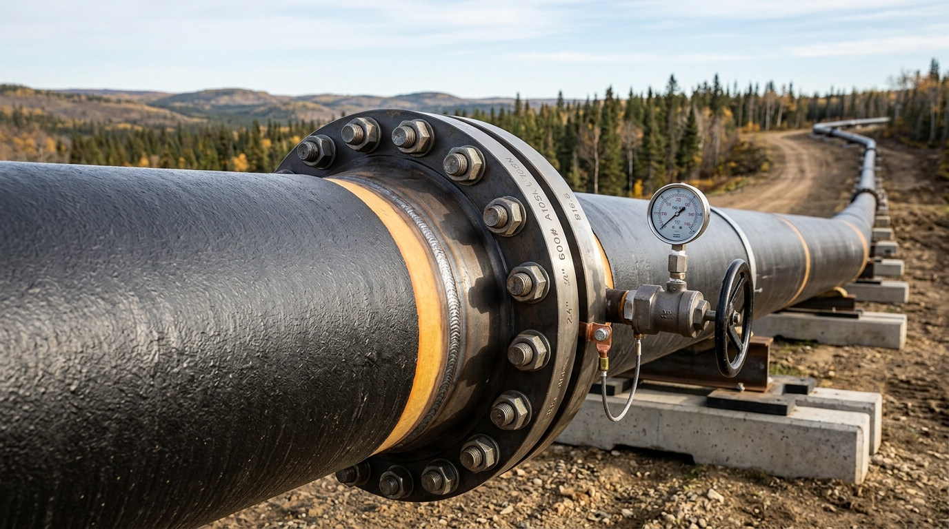 Industrial pipeline construction